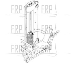 FSLPC Fit Series Leg Press-Calf - Product Image