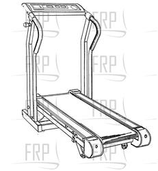 TM10, TM29) (Treadmill - Folding) - Product Image