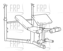3.0 WEIGHT BENCH - IMBE30052 - Product Image