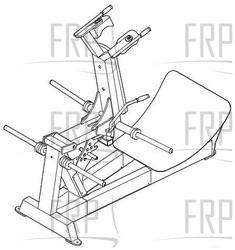 Plate Loaded Squat - GZFW21741 - Product Image