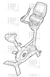 Upright Bike - FMEX3506P-EN0 - Int. English - Product Image