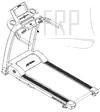 F3 - F3-XX00-0202 - Folding Treadmill - Arctic Silver - Product Image