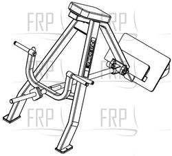 311 Incline Lever Row - (BBYC) - Product Image