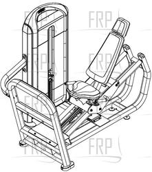 602DSL, LEG PRESS CORE (BA72) - Product Image