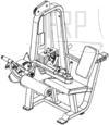 Seated Leg Curl ASP - White - (BBJW) - Product Image