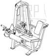 Seated Leg Curl - White - (BMJT) - Product Image