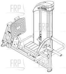 Horizontal Leg Press - P756 - Product Image