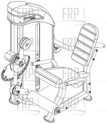 Leg Extension - P757 - Product Image