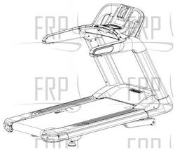 Treadmill Base - TR800-14 - 120V Ver. 2 (AGNB + AZBJ) - Product Image