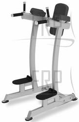 Vertical Knee Raise - PFW-6400 Body Weight - Product Image