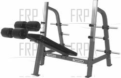 Olympic Decline Bench - F2ODB - Made In USA 1999-2006 - Product Image