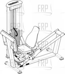 Leg Press - XL-0300 - Product Image
