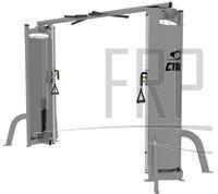 Jungle Gym - 17110 Free Standing Cable Crossover (S/N E0201-F0112) - Product Image