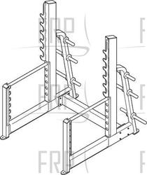 Squat Rack - GZFW21210 - Product Image