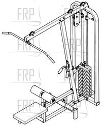 Lat/Row Fitness Line - FL-0700 - Product Image
