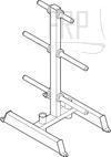 Epic Olympic Plate & Bar Rack - GZFW21950 - Product Image