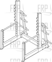 Squat Rack - GZFW21212 - Product Image