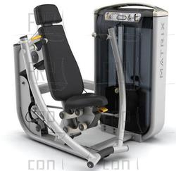 Converging Chest Press - G7-S13 PY - Iced Silver - Product Image
