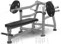 Supine Bench Press - MG-A416-02 - Iced Silver - Product Image