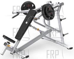 Incline Bench Press - MG-PL14 - Iced Silver - Product Image