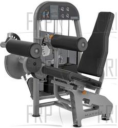 Leg Extension/Seated Leg Curl - VY-2040 - Iced Silver - Product Image