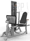 Leg Press/Calf - VY-6003-02 - Iced Silver - Product Image