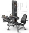 Leg Extension/Seated Leg Curl - VY-6240M - Iced Silver - Product Image