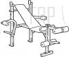 Bench Muscle 131 - E1314 - Image