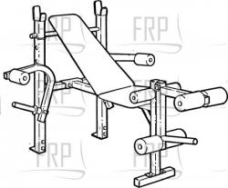 Bench Muscle 131 - E1314 - Image