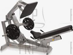 Epic Plate Loaded Leg Press - F218-1570 - FreeMotion Red - Image