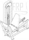 Human Sport Seated Leg Press - 9PR-S1305CXXXXX - 