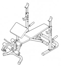 Olympic Bench and Rack XT - PFBE60120.0 - 