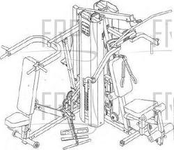 Parabody - 425 Home Gym 425-103 - 400 Series | Fitness and Exercise