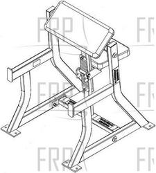 Free Weight Seated Arm Curl - FWAC - Equipment Image