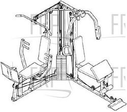 Weider - Pro 3770 - WESY37531 | Fitness and Exercise Equipment Repair Parts