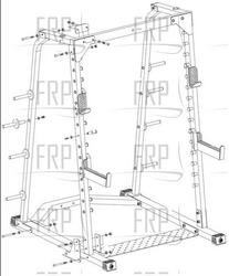 Squat Rack - NT1620 - Product Image