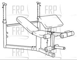 3.0 WEIGHT BENCH - IMBE30051 - Product Image