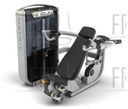 Converging Shoulder Press Single Station - G7-S23 PY - Silver - Product Image
