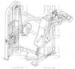 VR2 - 4527 Overhead Press Dual Axis - Product Image