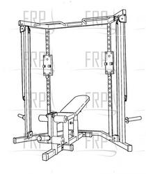 4.0 WEIGHT BENCH - IMBE40053 - Product Image