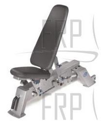 F30-90-S  Silver 0-90 Adjustable Bench - Product Image