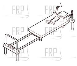 PITLATES REFORMER WEIGHT BENCH - IFBE13520 - Product Image