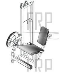 Leg Extension - 4108 - Product Image