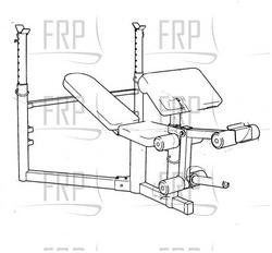 3.0 WEIGHT BENCH - IMBE30053 - Product Image