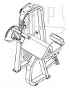 Seated Tricep Extension - DSL208 - (BA62) - Product Image
