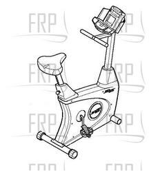 9-4800 gusapo  Upright Sport Bike - Product Image