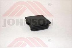 Square Tube End-Cover;50x50;GM03 - Product Image