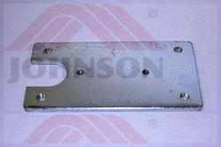 Fix Plate, AL Rail, R, SPC, 6t, Zn Plate, RB18 - Product Image