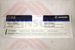 Sticker, Console, TM608B - Product Image Sticker, Console, TM608B - Product Image