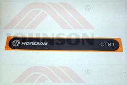 Decal,Motor Cover-CT81 - Product Image